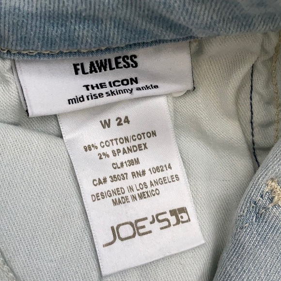 Joe's Lois The Icon Mid Rise Skinny Ankle Jeans - Picture 5 of 5